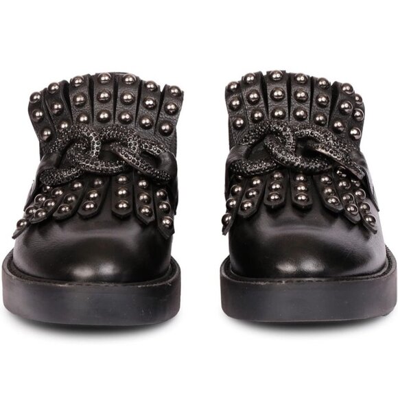 Saint G Kim Keltie Loafer Size 9 Black NWOB Leather Nordstrom's $114 - Picture 2 of 11